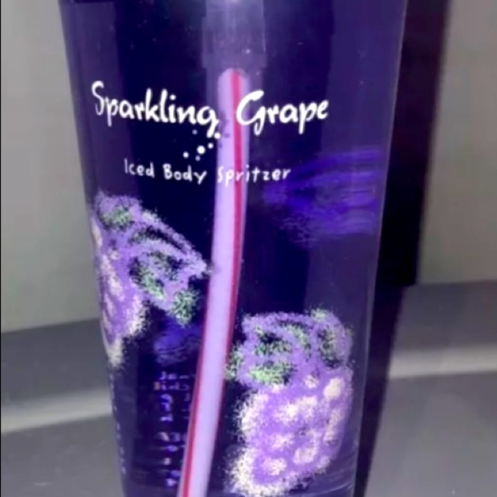 BATH AND BODY WORKS SPARKLING GRAPE Body Splash HTF Autumn Fall